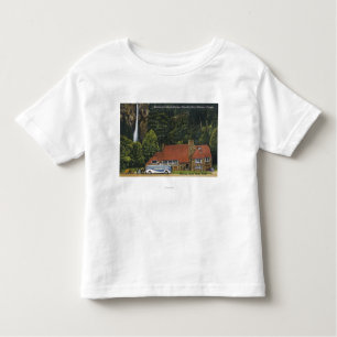 View of Multnomah Falls Lodge Toddler T-Shirt
