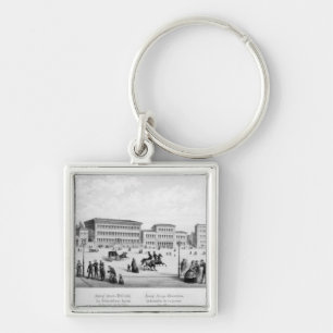View of Munich, 1869 Key Ring
