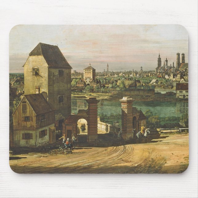 View of Munich, c. 1761 (oil on canvas) Mouse Pad (Front)