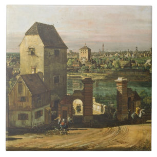 View of Munich, c. 1761 (oil on canvas) Tile