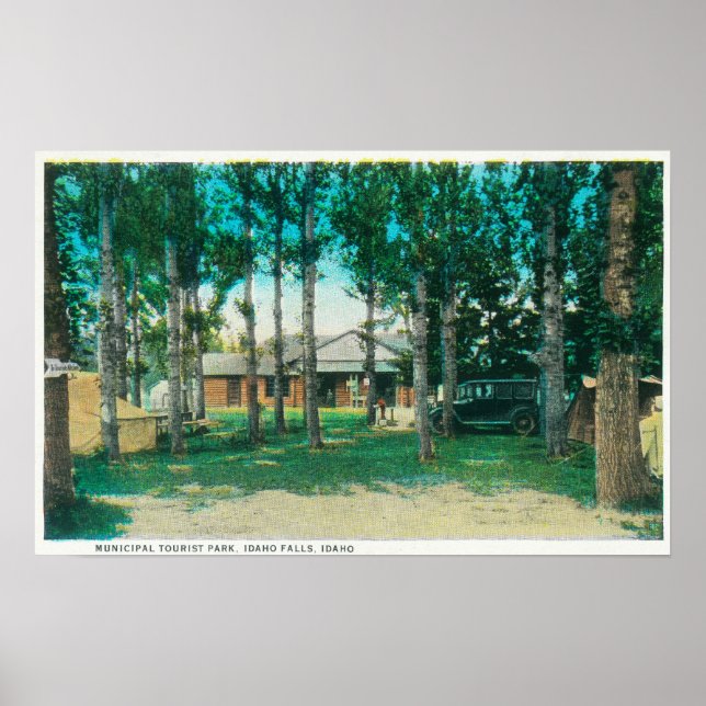 View of Municipal Tourist Park Idaho Falls, ID Poster (Front)