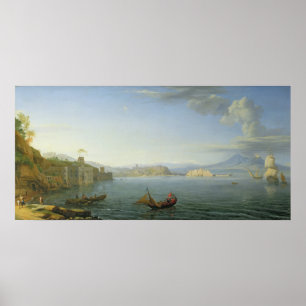 View of Naples, 1750 Poster