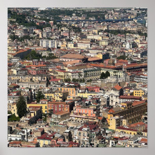 View of Naples, Italy Poster