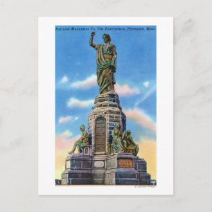 View of Nat'l Monument to US Forefathers Postcard