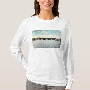 View of New Lake Quinsigamond Bridge T-Shirt