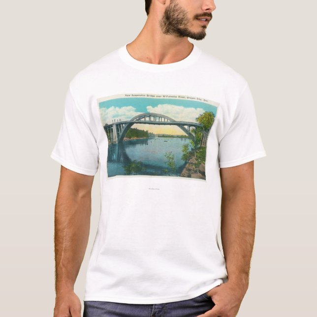 View of New Suspension Bridge T-Shirt (Front)
