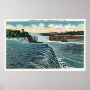 View of Niagara Falls from Prospect Point Poster