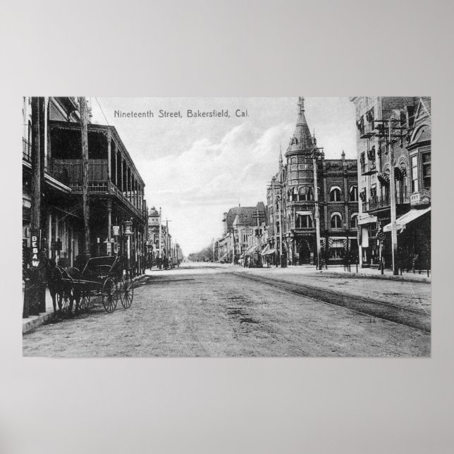 View of Nineteenth Street # 2Bakersfield, CA Poster (Front)