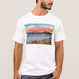View of Nubble Island and the Lighthouse T-Shirt