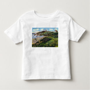 View of Nubble Lighthouse from York Beach Toddler T-Shirt