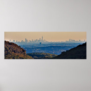 View of NYC from Perkins Memorial Drive Poster