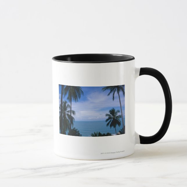 View of ocean horizon from land mug (Right)
