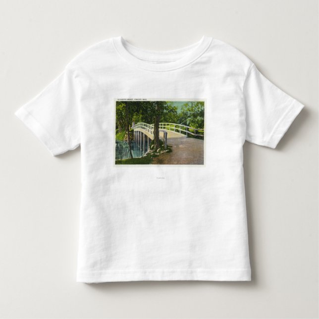 View of Old North Bridge Toddler T-Shirt (Front)