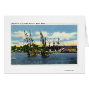 View of Old Shipwrecks in the Harbour