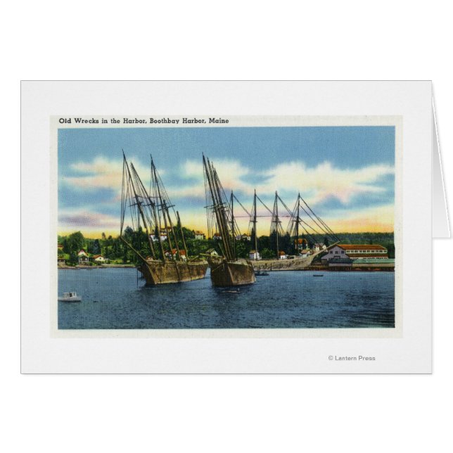 View of Old Shipwrecks in the Harbour (Front Horizontal)
