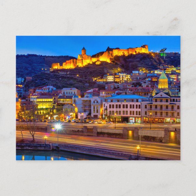 View of old Tbilisi Postcard (Front)