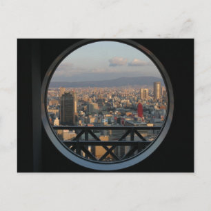 View of Osaka Japan from Umeda Sky building Postcard