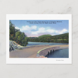 View of Otter Creek Viaduct, Champlain Mt. Postcard