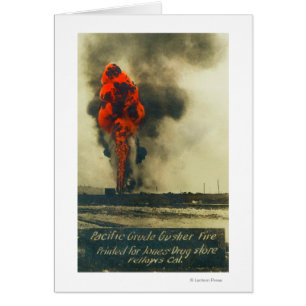 View of Pacific Crude Gusher FireFellows, CA