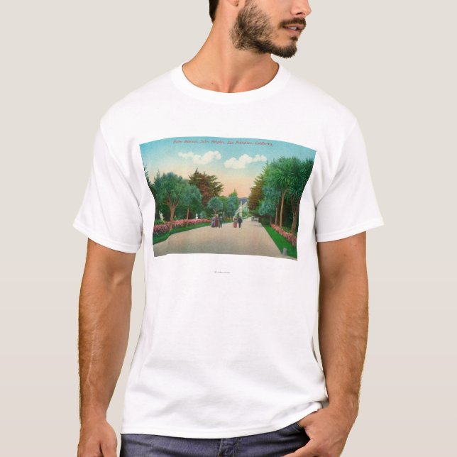 View of Palm Avenue at Sutro Heights T-Shirt (Front)