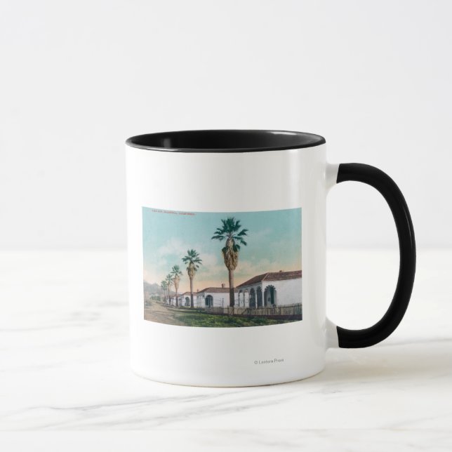 View of Palm RowCalistoga, CA Mug (Right)