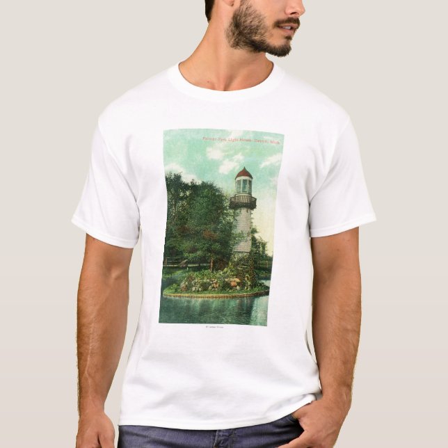 View of Palmer Park LighthouseDetroit, MI T-Shirt (Front)