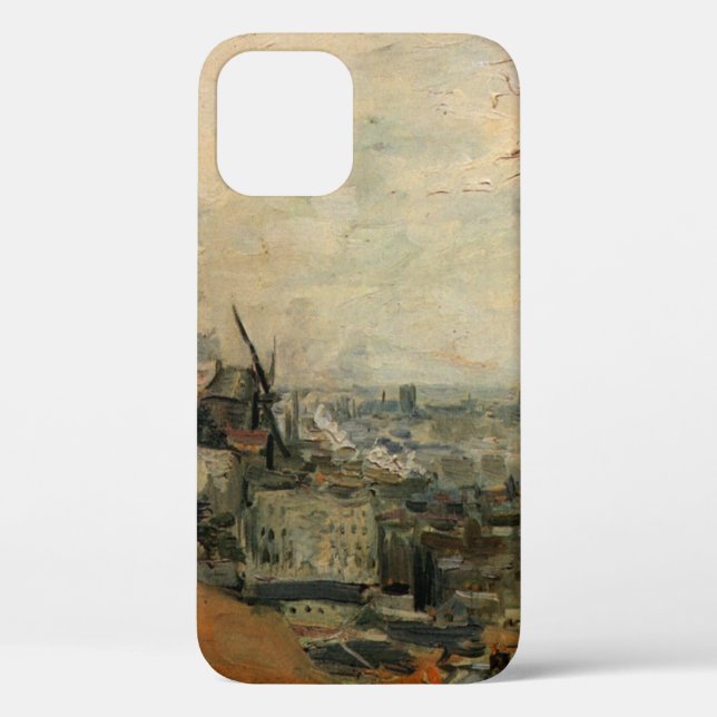 View of Paris from Montmartre by Vincent van Gogh Case-Mate iPhone Case (Back)