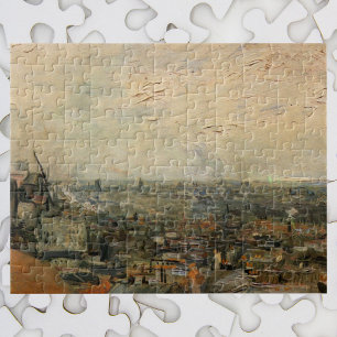 View of Paris from Montmartre by Vincent van Gogh Jigsaw Puzzle