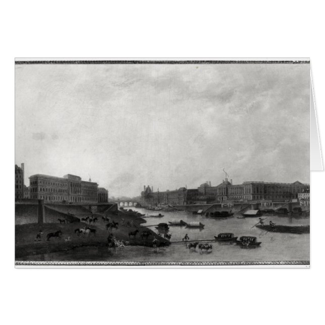 View of Paris from the Pont-Neuf, c.1800 (Front Horizontal)