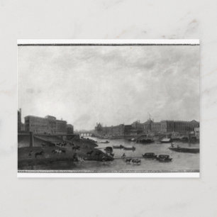 View of Paris from the Pont-Neuf, c.1800 Postcard