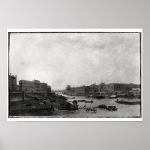 View of Paris from the Pont-Neuf, c.1800 Poster