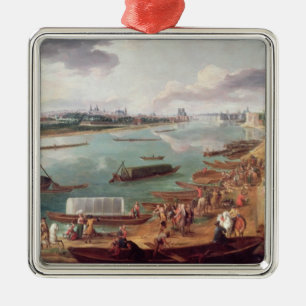 View of Paris from the Quai de la Rapee Metal Ornament