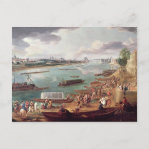 View of Paris from the Quai de la Rapee Postcard
