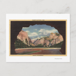 View of Park from Portal of Grandeur Postcard