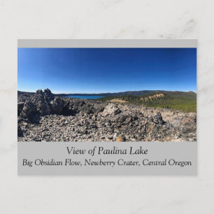 View of Paulina Lake, Oregon Postcard