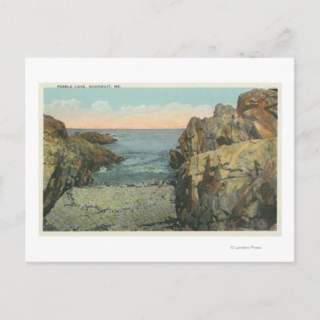 View of Pebble Cove Postcard (Front)