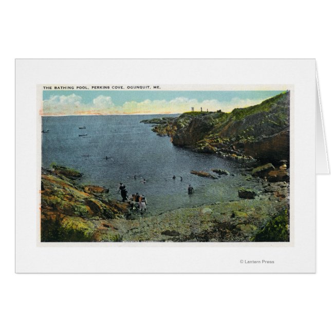 View of Perkins Cove, Swimming Scene (Front Horizontal)
