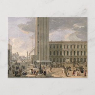 View of Piazza San Marco, Venice, c.1726 Postcard