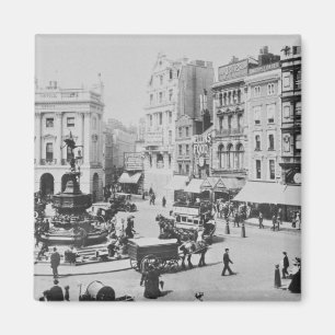 View of Piccadilly Circus, c. 1900 Magnet