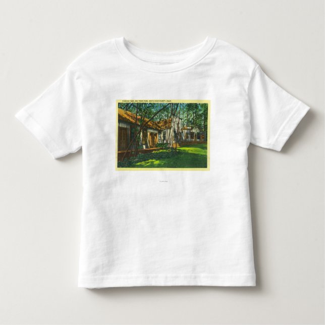 View of Pioneer Town at Big Trees Park Toddler T-Shirt (Front)