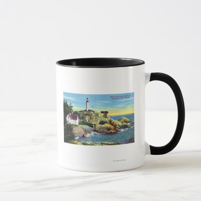 View of Point Atkinson Lighthouse 2 Mug (Right)