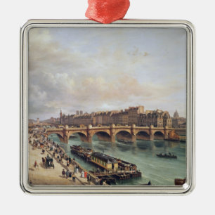 View of Pont Neuf, 1832 Metal Ornament