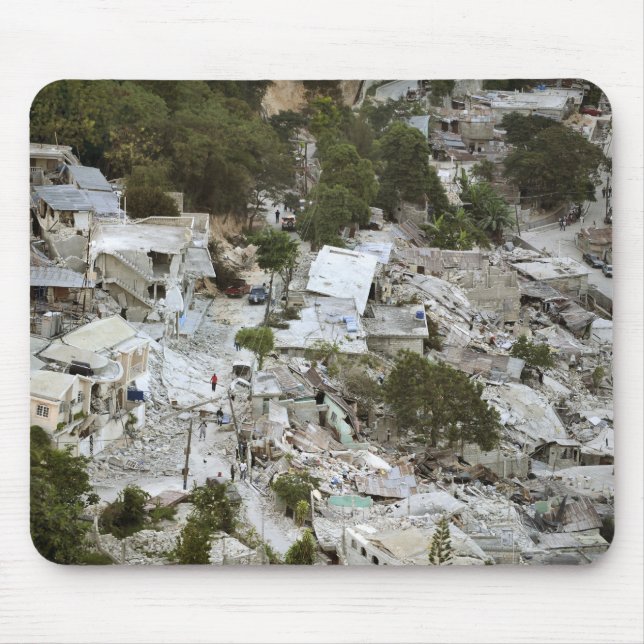 View of Port-au-Prince, Haiti Mouse Pad (Front)