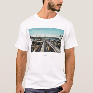 View of Port Ludlow DocksPort Ludlow, WA T-Shirt