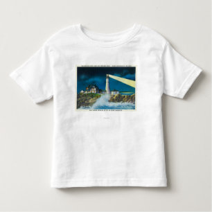 View of Portland Head Lighthouse on Casco Bay Toddler T-Shirt