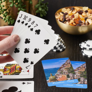 View Of Positano, Italy   Playing Cards