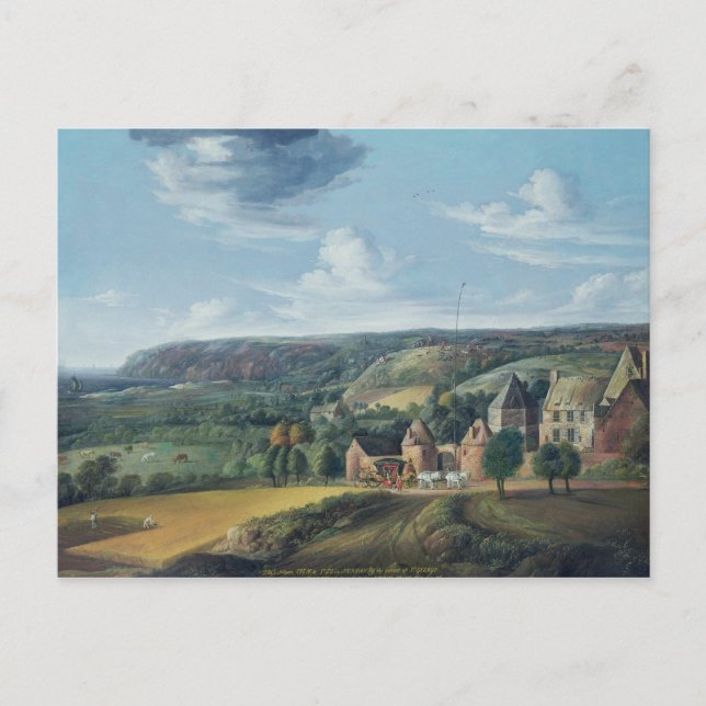 View of Potrel Manor, near Dragey in Normandy Postcard (Front)