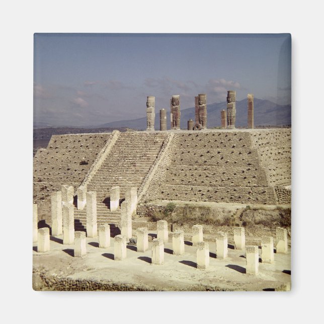 View of Pyramid B, Pre-Columbian Magnet (Front)
