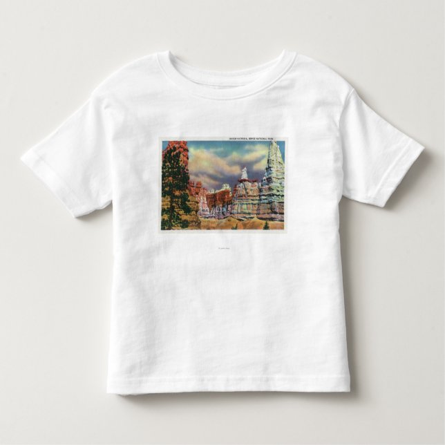 View of Queen Victoria Rock Formation Toddler T-Shirt (Front)