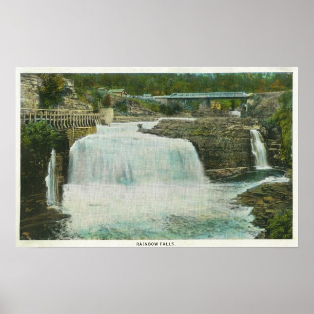 View of Rainbow Falls # 2 Poster (Front)
